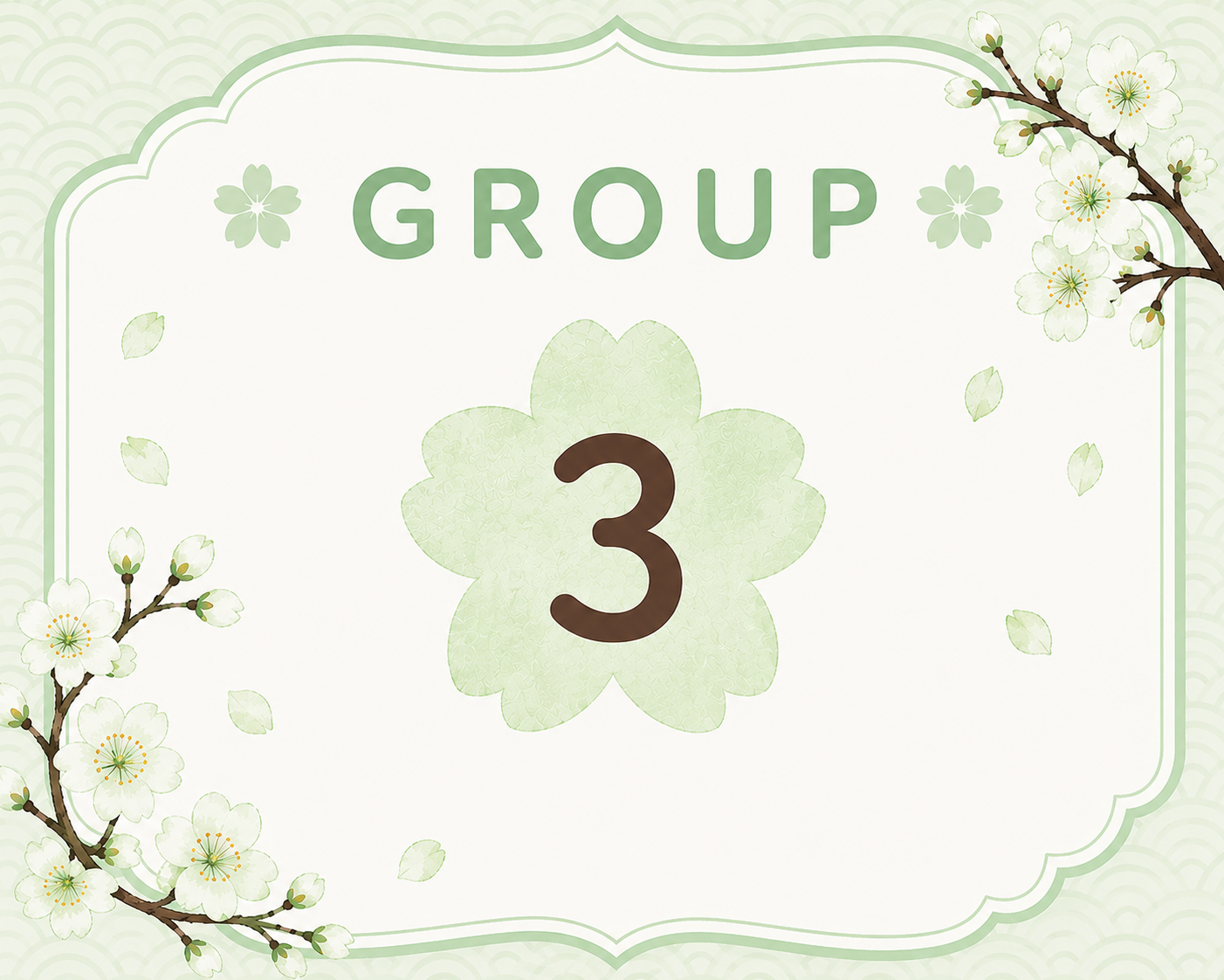 Group 3 Sign